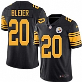 Nike Men & Women & Youth Steelers 20 Rocky Bleier Black Color Rush Limited Jersey,baseball caps,new era cap wholesale,wholesale hats